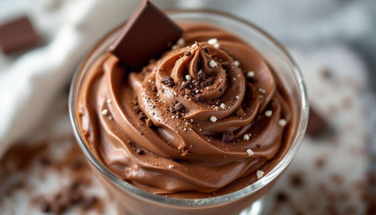 Une mousse au chocolat prête en 10 min : cette version ultra facile se fait avec du cacao en poudre