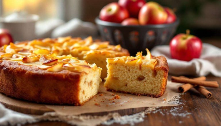 « J'ai testé la recette secrète de Julie Andrieu » : son gâteau aux pommes fait fureur (et il est bien meilleur qu'une tarte aux pommes)