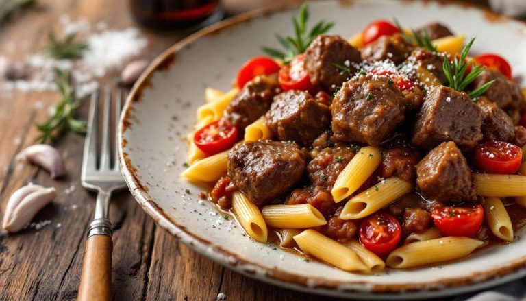 La version italienne du bœuf bourguignon est deux fois plus rapide à préparer, elle demande moins de cuisson