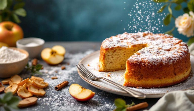 Julie Andrieu dévoile son gâteau aux pommes favori « bien meilleur qu’une simple tarte »