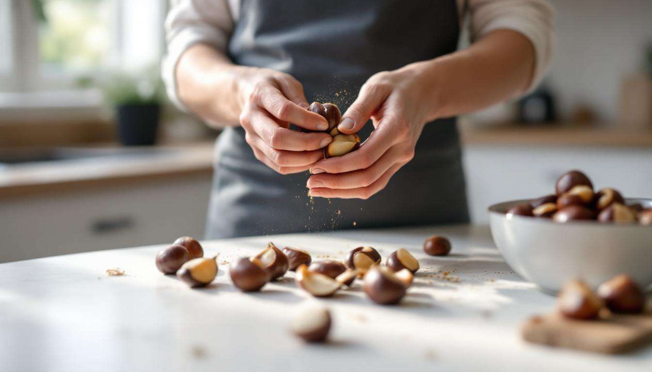 « J’épluche mes châtaignes en 2 secondes » : cette astuce géniale va vous changer la vie