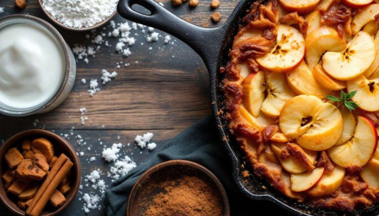 « Je ne fais plus mes gâteaux au four » : cette recette de gâteau aux pommes à la poêle va vous bluffer