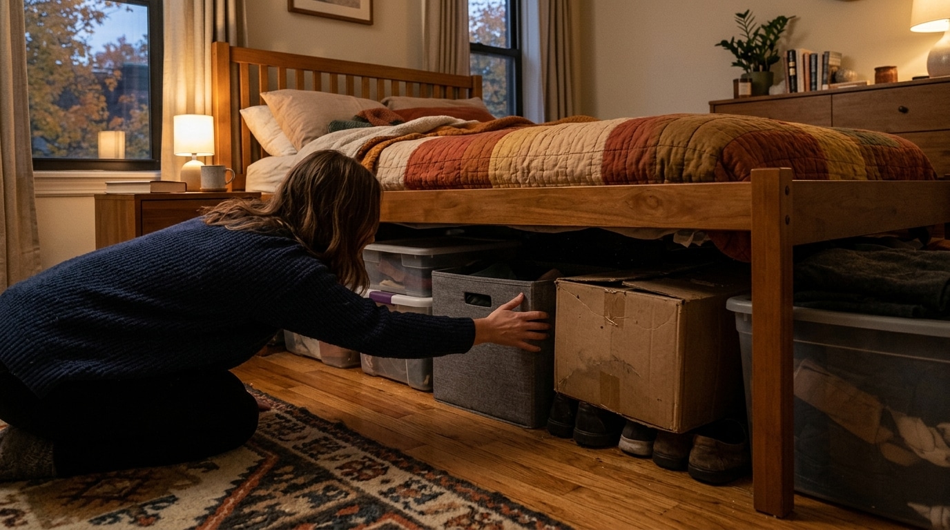 Je montais le chauffage chaque soir de septembre : en passant la main sous mon lit, j’ai compris d’où venait le froid