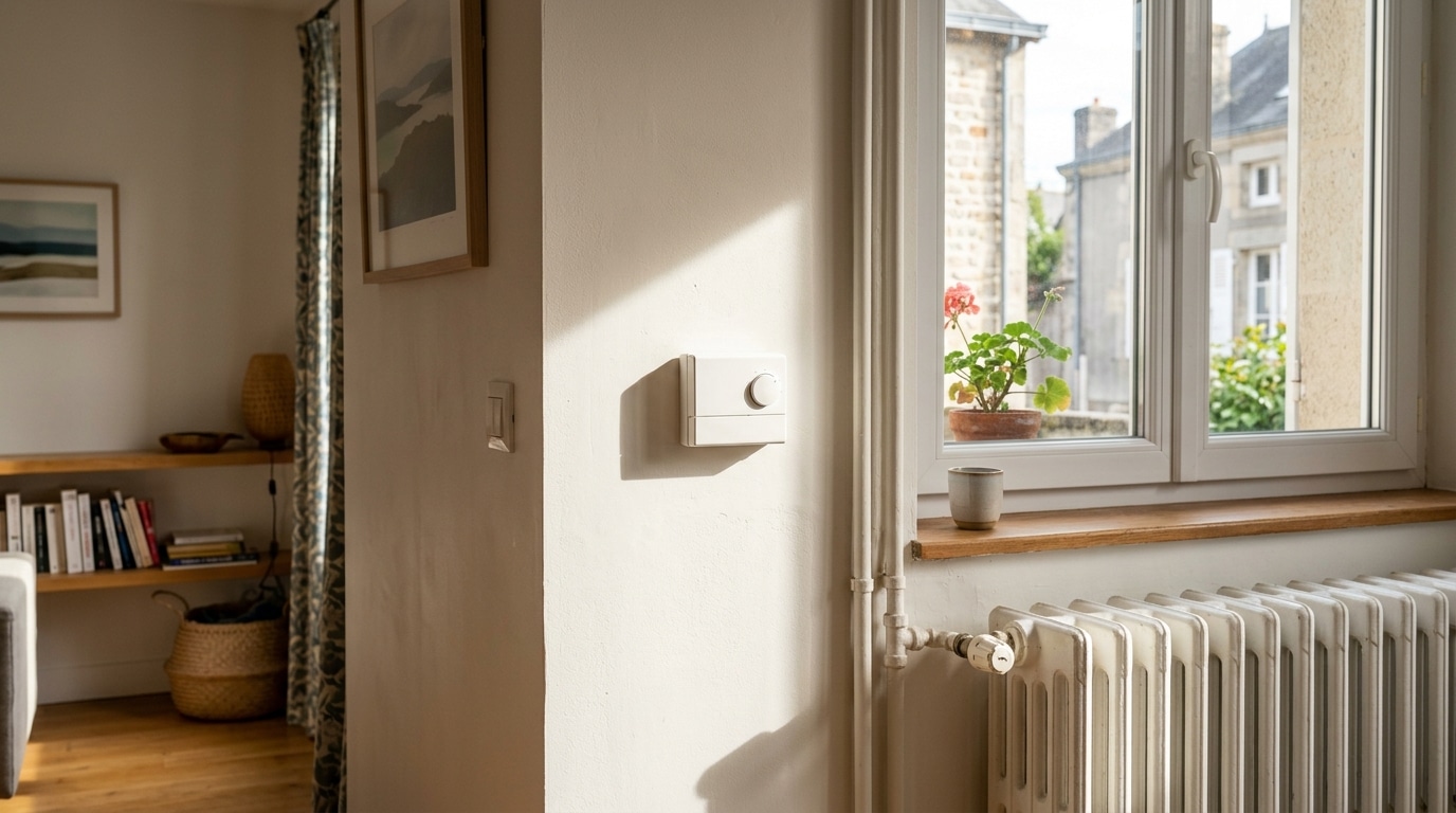 Les chauffagistes n&rsquo;en peuvent plus de le répéter : l&rsquo;endroit où est fixé ce thermostat suffit à dérégler toute la maison