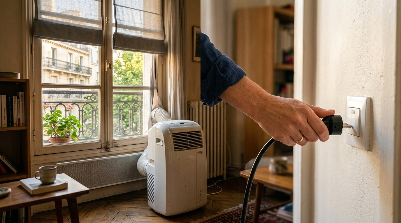 Mon voisin débranche son climatiseur mobile avant 19 h chaque soir de canicule et ce n’est pas pour dormir au frais