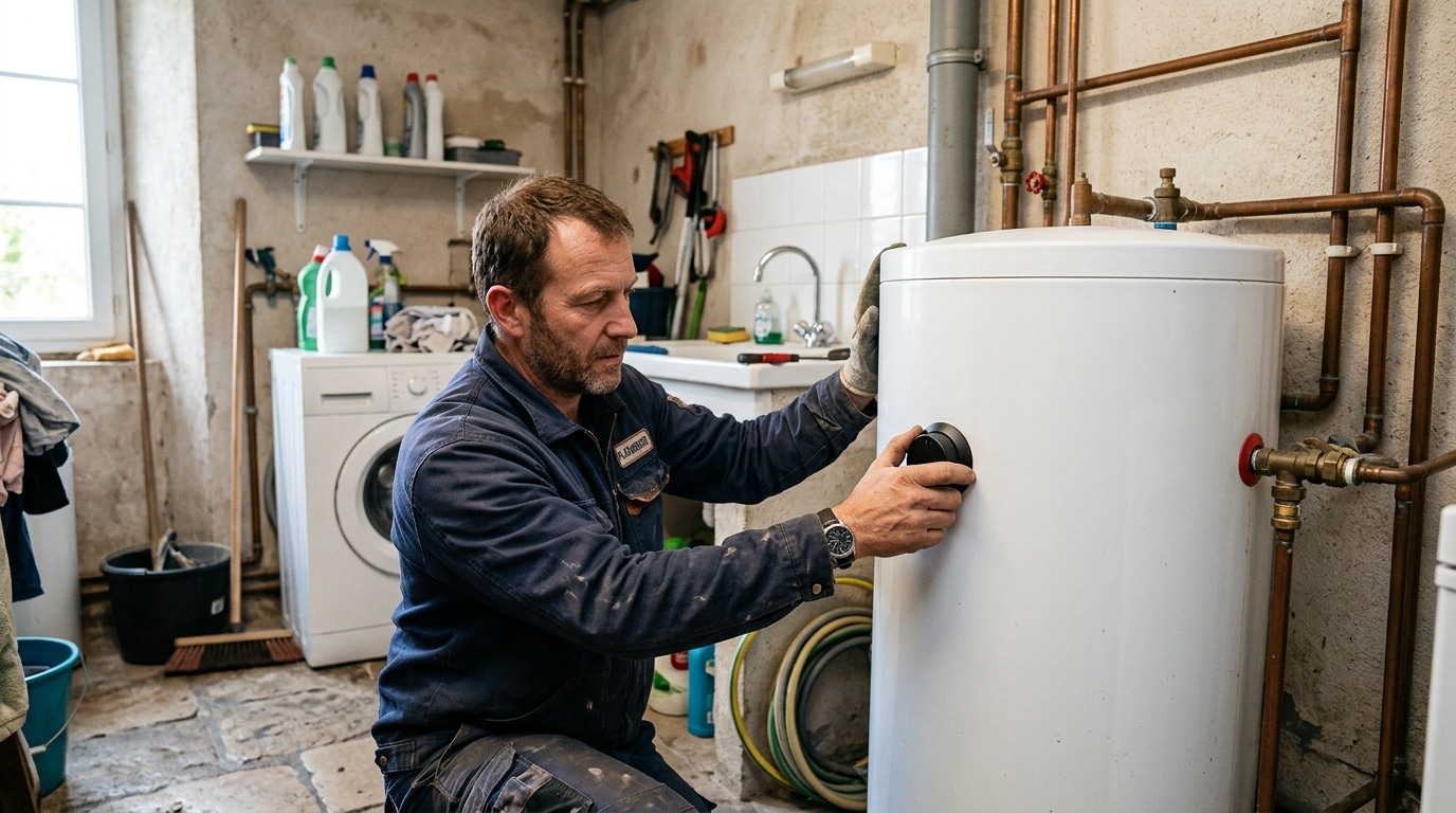 Je baissais mon chauffe-eau à 45 °C pour réduire la facture : le jour où le plombier l’a vu, il l’a remonté sans discuter