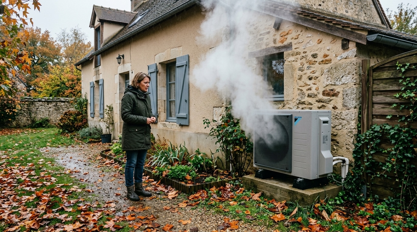 Pompe à chaleur qui chauffe moins par temps humide : beaucoup paient un dépannage pour rien